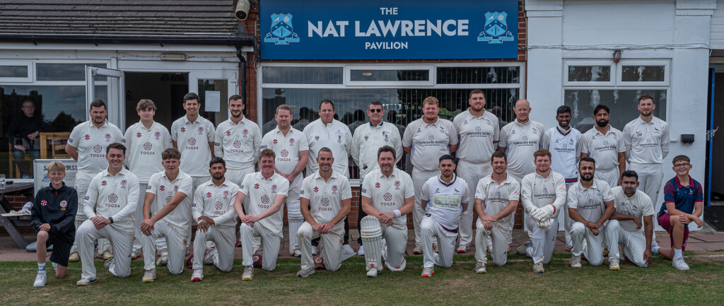The two teams pictured before the start of the game Picture: Ray Spencer