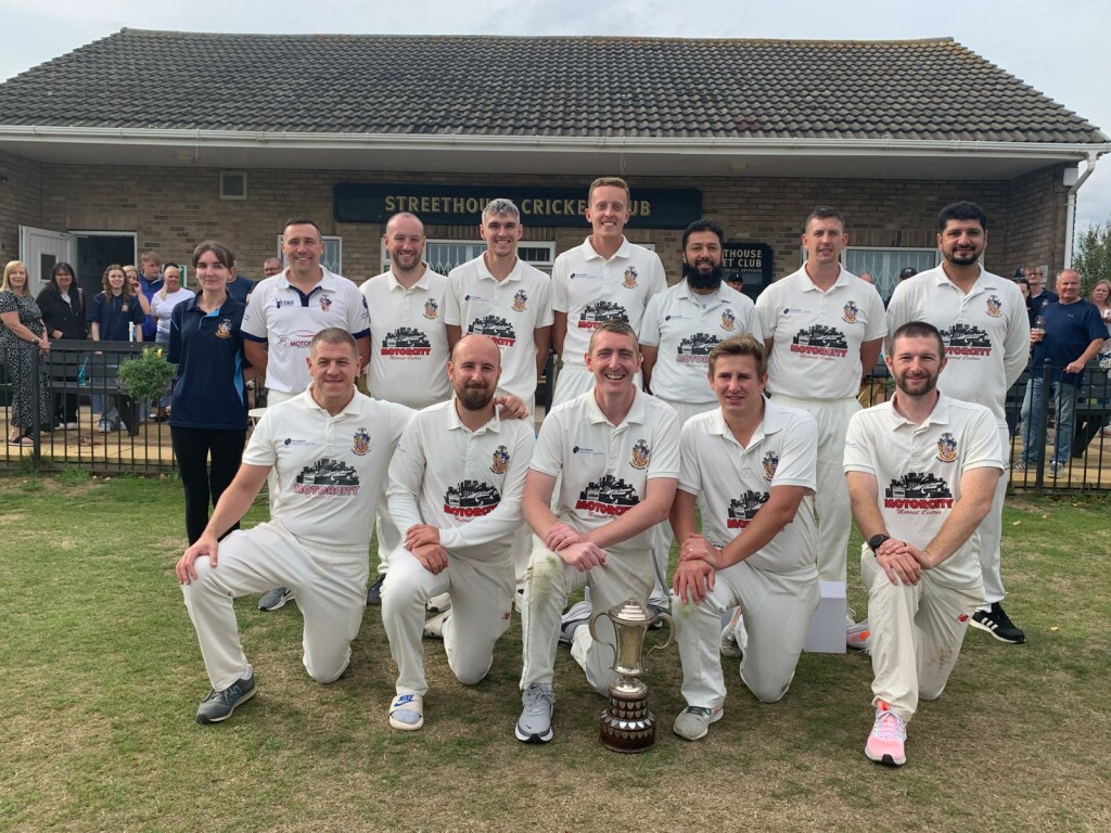 The Streethouse team after receiving the championship trophy. Picture: Liz Varley